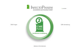 Infectopharm CME Webauftritt