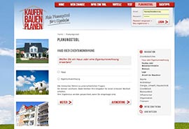 KAUFEN BAUEN PLANEN Planungstool