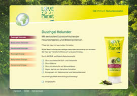 Love your Planet Duschgel Holunder