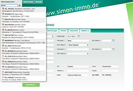 Simon Immo Datenbank Suche