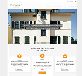 Villa Ehrenfels Webauftritt